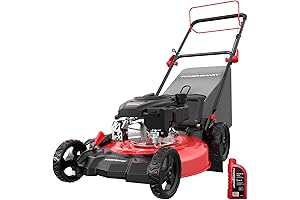 Self Propelled Gas Lawn Mower 21in. 170cc Gas Engine 3-in-1 Mulch, Bag,...
