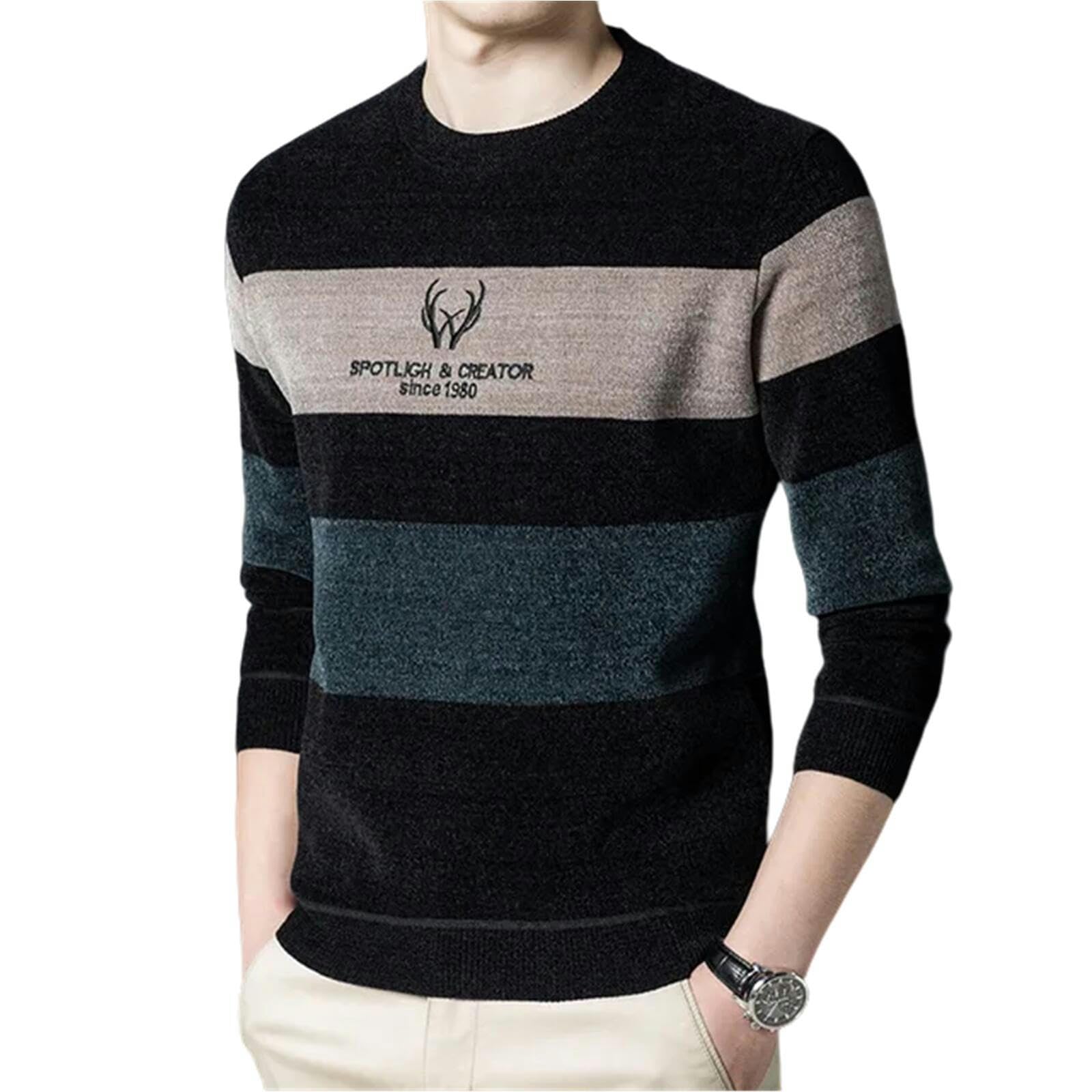 Pull chaud d'hiver col rond isolation thermique contre le froid rigoureux - 6