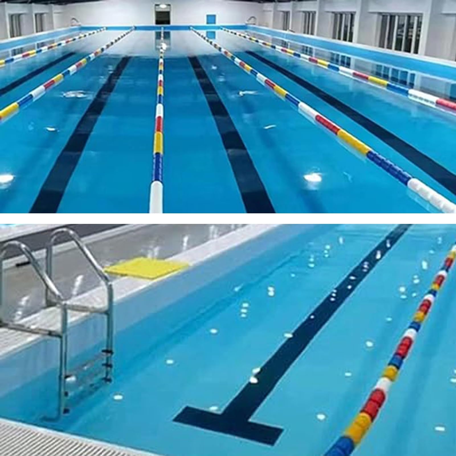 Générique Ligne de sécurité pour Piscine, kit de Flotteur en Corde de Nylon Durable pour Parc Aquatique et Plage, Installation Facile – Barrière de sécurité pour équipement de Piscine de 3 mètres