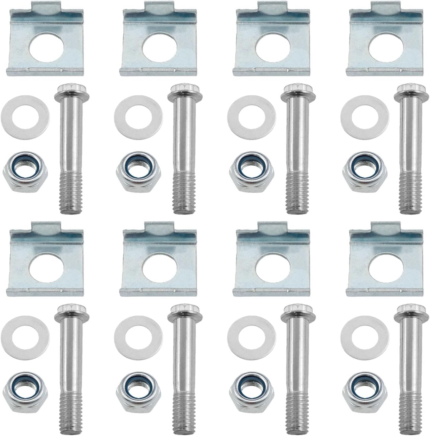 Lovelysp 4sets Small bicycle auxiliary wheel installation screw kit Flash silent wheel stabilizer Leg bracket fastener Bicycle side wheel positioning card Auxiliary wheel support washer