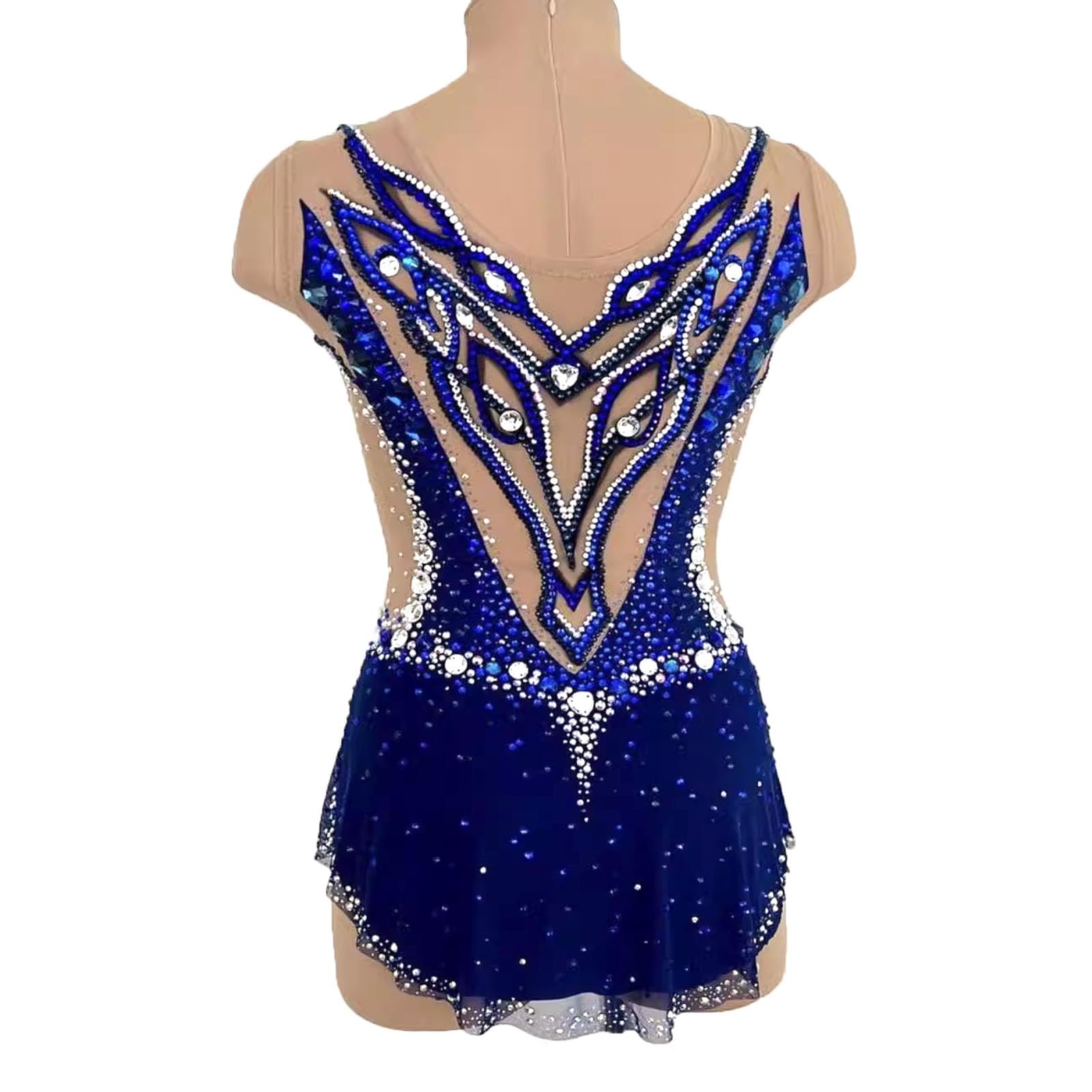 Maillot de gimnasia rítmica for niña, maillot de tirantes de alta elasticidad for competición.