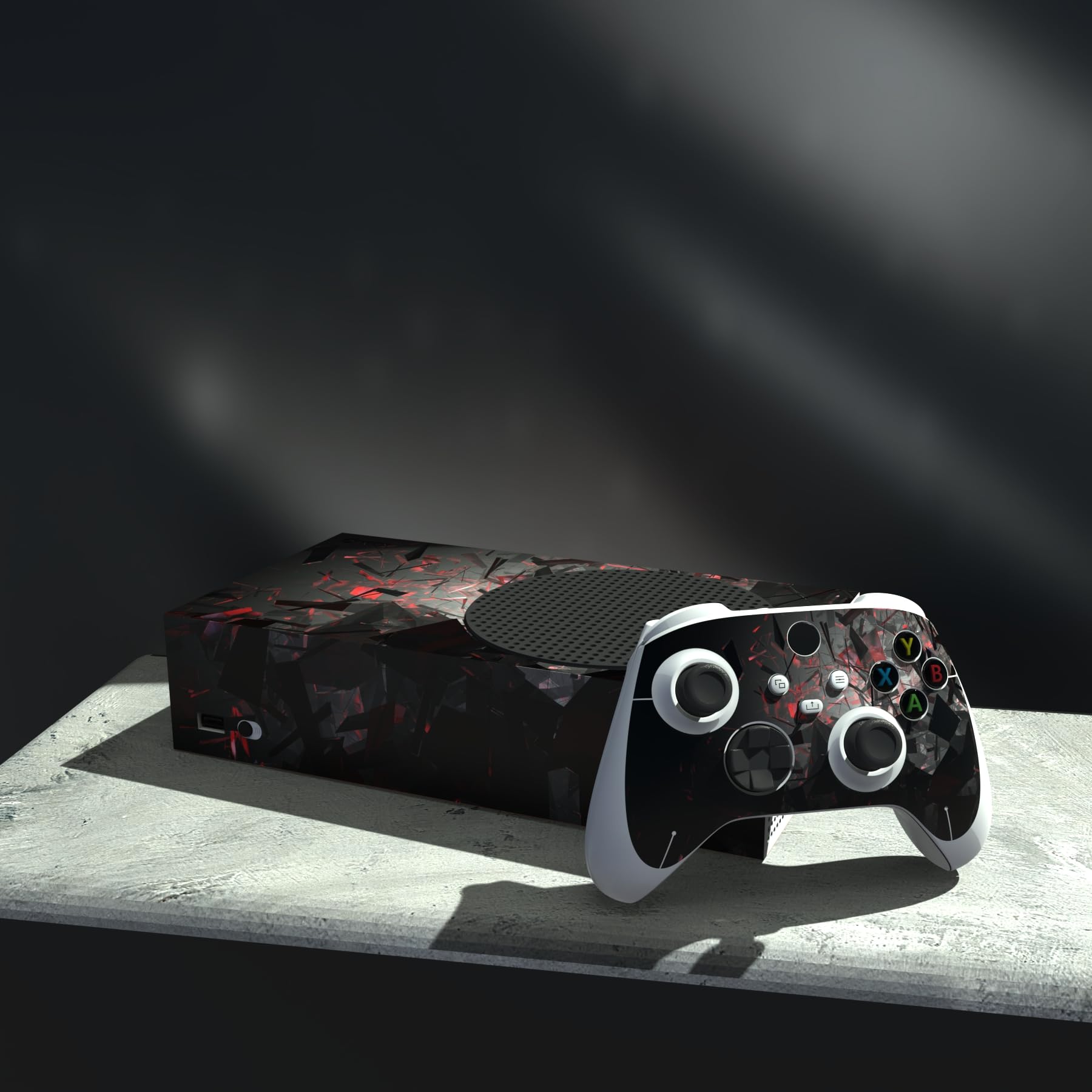 Xbox Custom Controller Wraps Custom Controller Fragmented Space Vinyl Skins For Xbox Series S ...