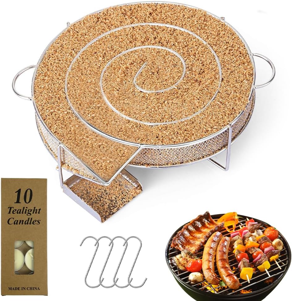Générateur Fumée Froide Rond En Inox | Fumoir Barbecue Avec Accessoires