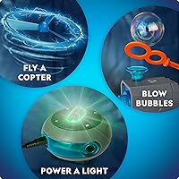 Vista 4 de National Geographic Circuit Maker - Kit de electrónica para niños con 40 proyectos de circuito eléctrico, juguete eléctrico STEM