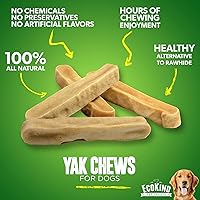 Vista 5 de EcoKind Premium Gold Yak Cheese Himalaya - Masticables para perros, para razas grandes, totalmente naturales, con alto contenido de proteínas