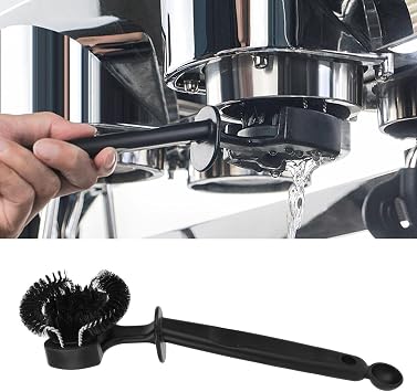 Espresso Machine Brush, Coffee Machine Brush Cleaner Removable Coffee Maker Espresso Group Round Brushes Barista Grinder Tools 51MM