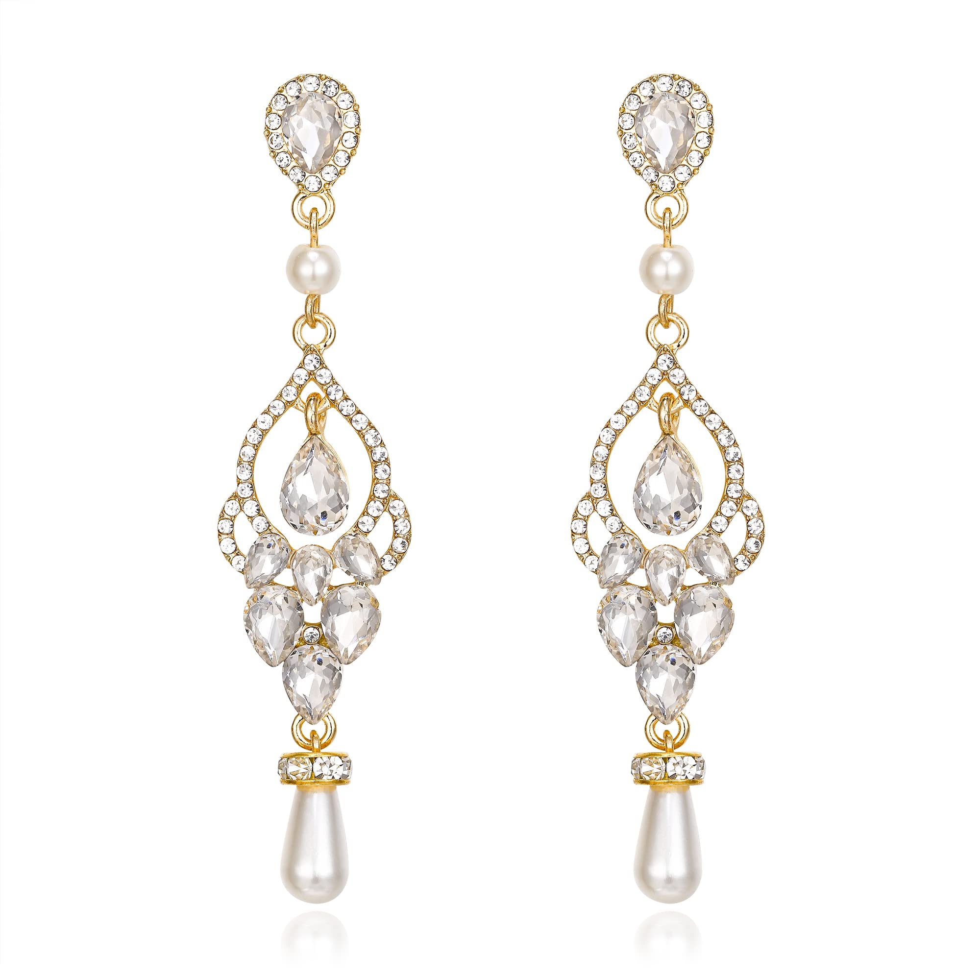 Ever Faith Parure De Bijoux De Mariage Pour Mariée Avec Collier Et - 14