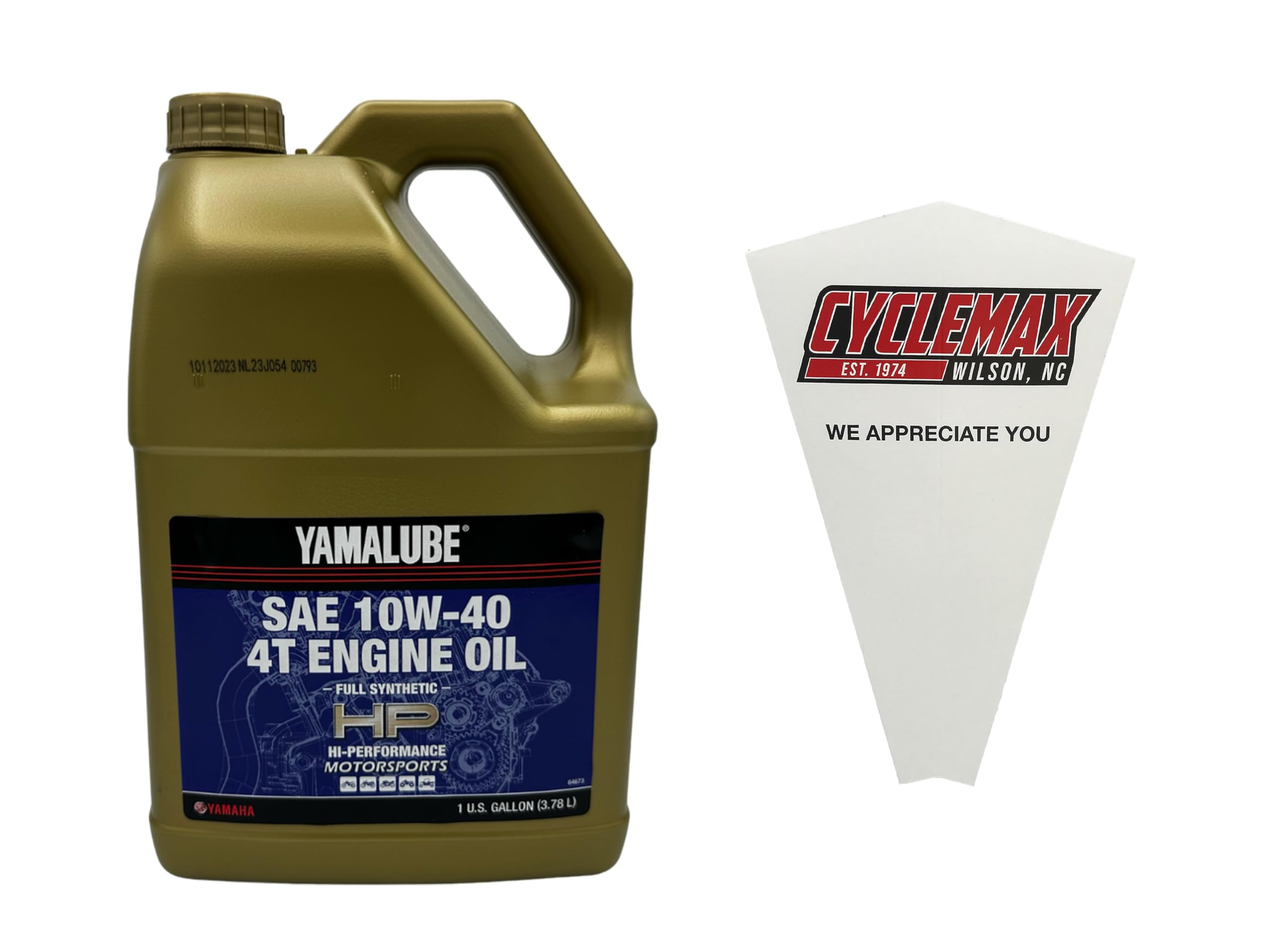 Amazon.com: Cyclemax One Pack compatible with Yamaha Yamalube 10W