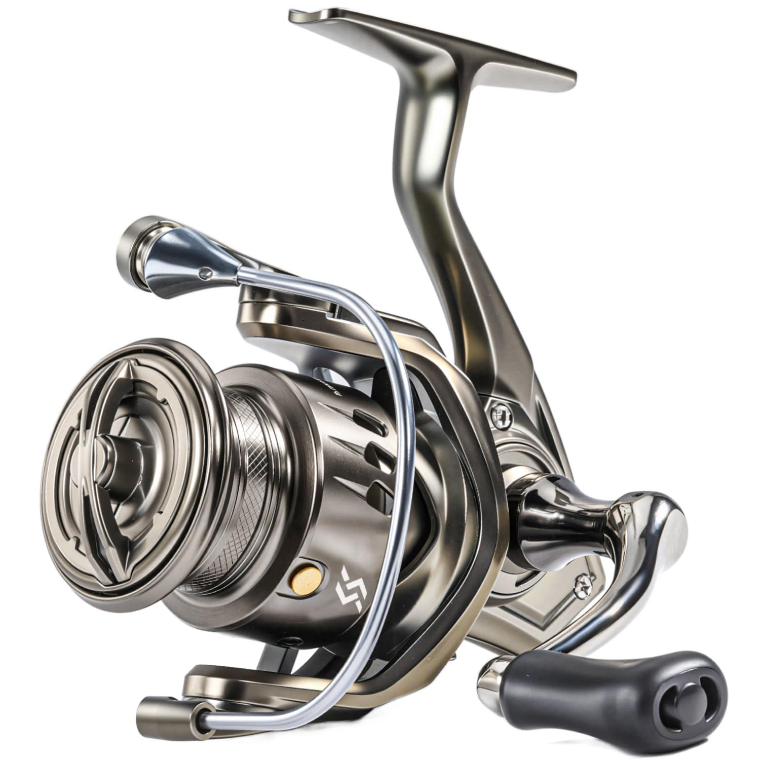 Sougayilang Spinning Reel - 5.2:1 Gear Ratio, 12+1 Bearings Freshwater Saltwater Fishing Reel, Ultra-Smooth CNC Aluminum Spool, Lightweight & Powerful for Bass Trout Salmon (Model: [2000)