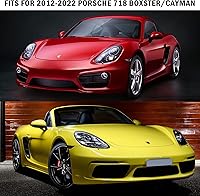 Vista 6 de Funda para Auto Interior Reemplazo para Porsche 718 Boxster/Cayman 1996-2025, Funda de Auto de Satén Elástica Suave y Personalizada para Protección