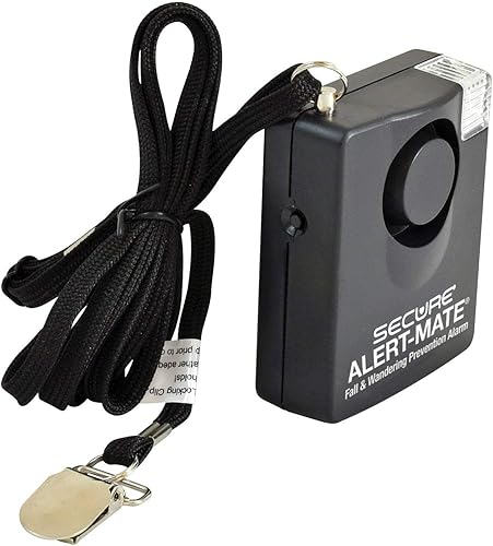 Miniatura 2 de Secure Alert-Mate - Monitor de alarma para pacientes con cable de tracción – Prevención de caídas en sillas y camas para personas mayores, ancianos,