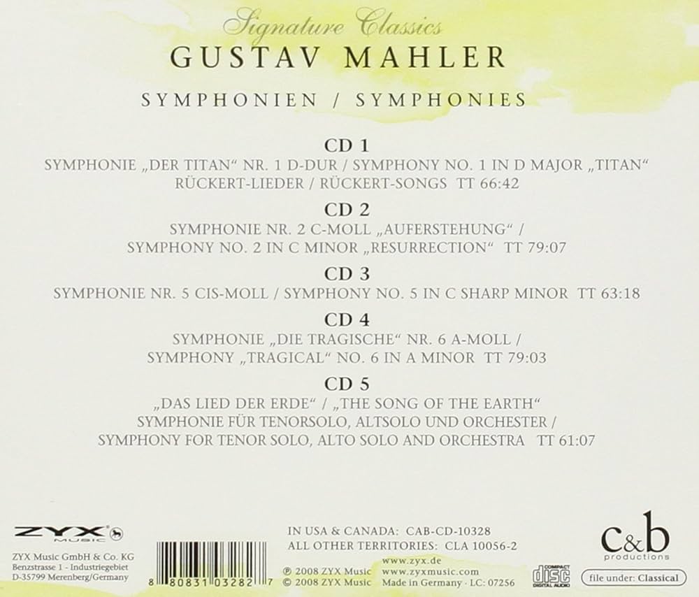 Mahler, G. - Symphonien - Amazon.com Music