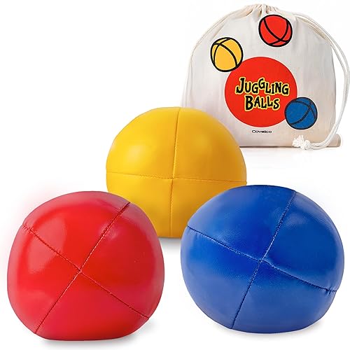 Juggling Balls, Set of 3 Vibrant Juggling Balls for Beginners