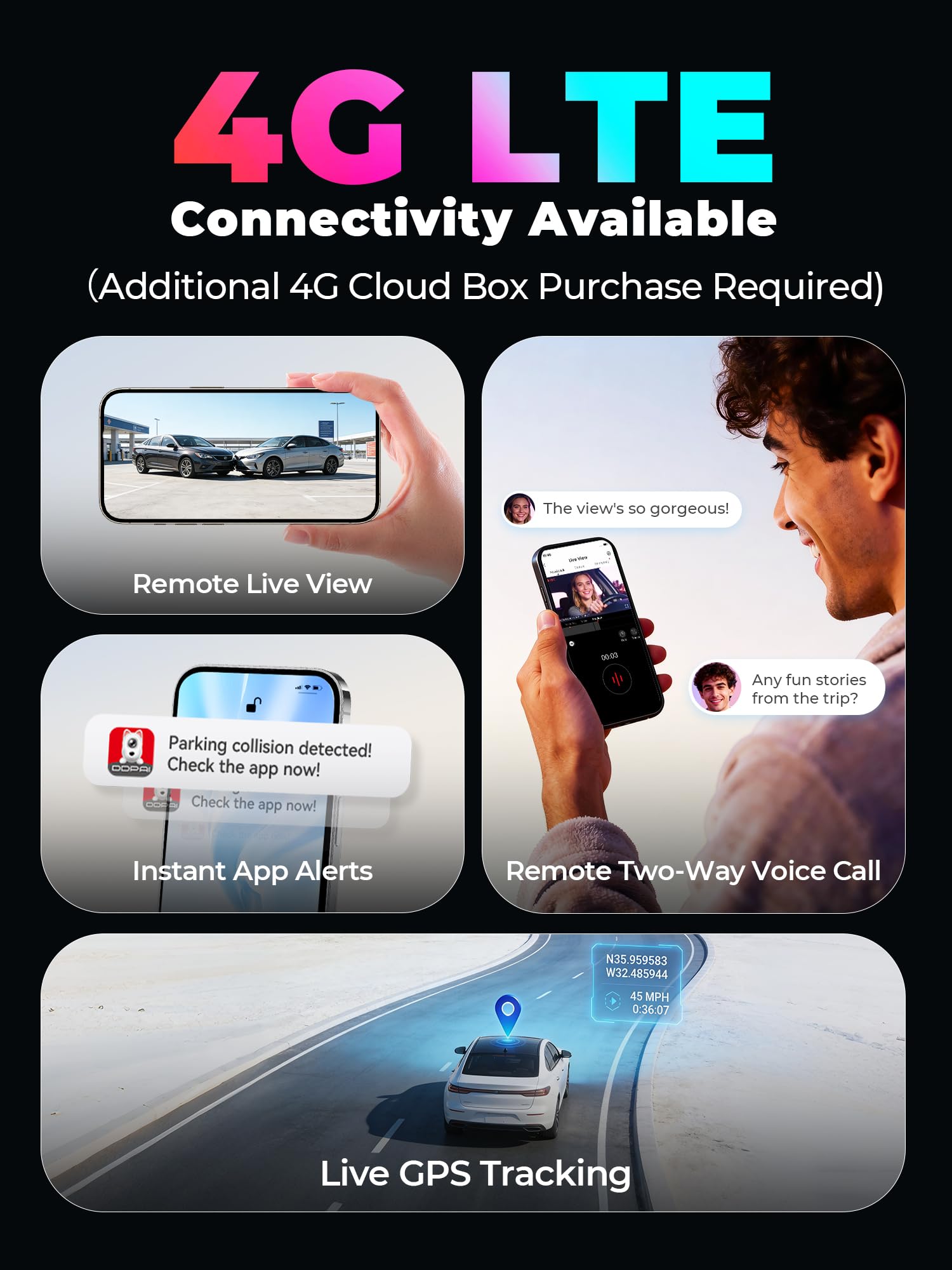 DDPAI Z90 Master Dash Cam samochodowa kamera samochodowa z przodu i z tyłu, 4K + 4K, Dual STARVIS 2, AI ISP noktowizor, tryb parkowania 24 h, 128 G eMMC gratis, Dual HDR 3K/60FPS, 5G WiFi GPS, 3" IPS