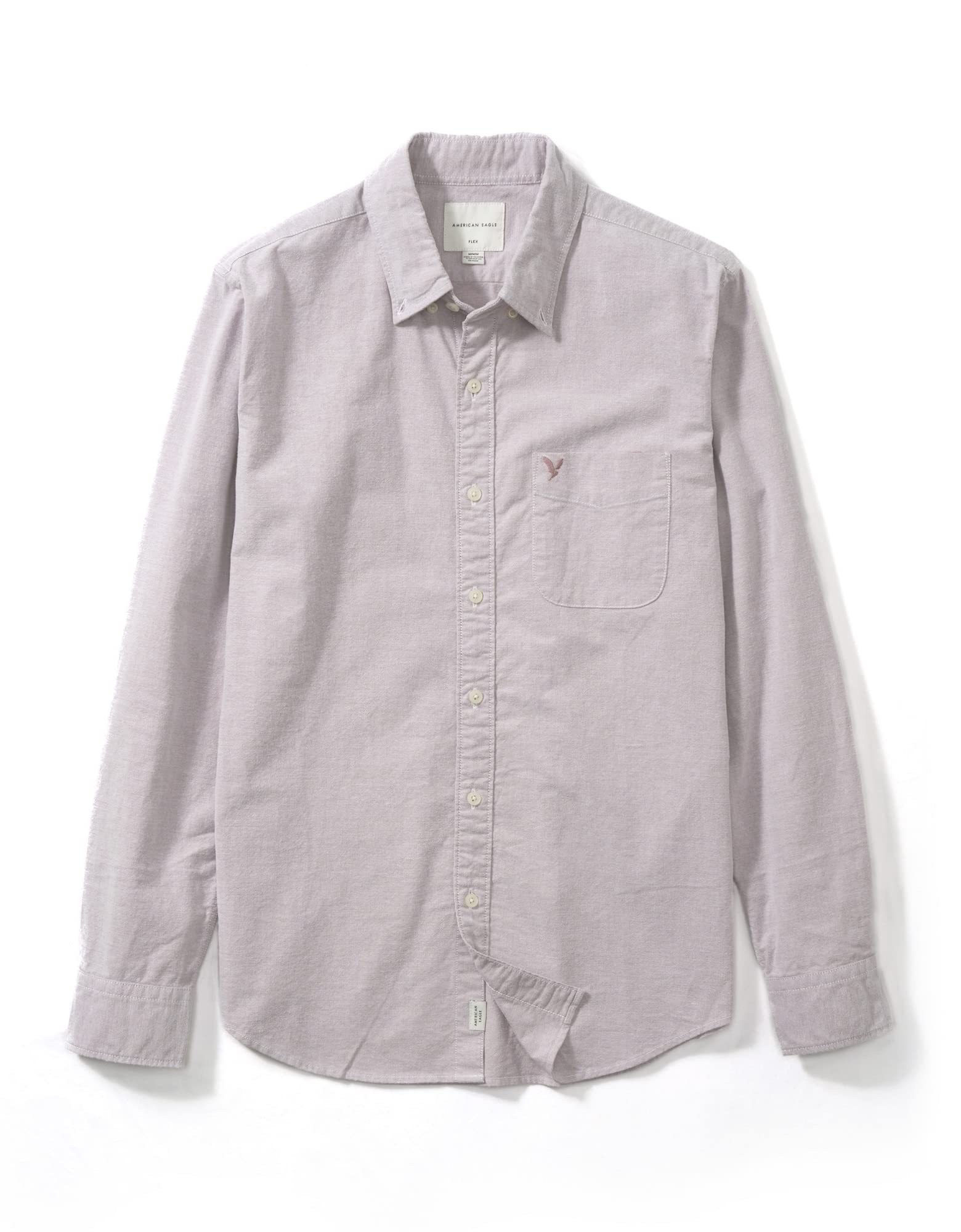 American EagleMen Slim Fit Oxford Button-Up Shirt