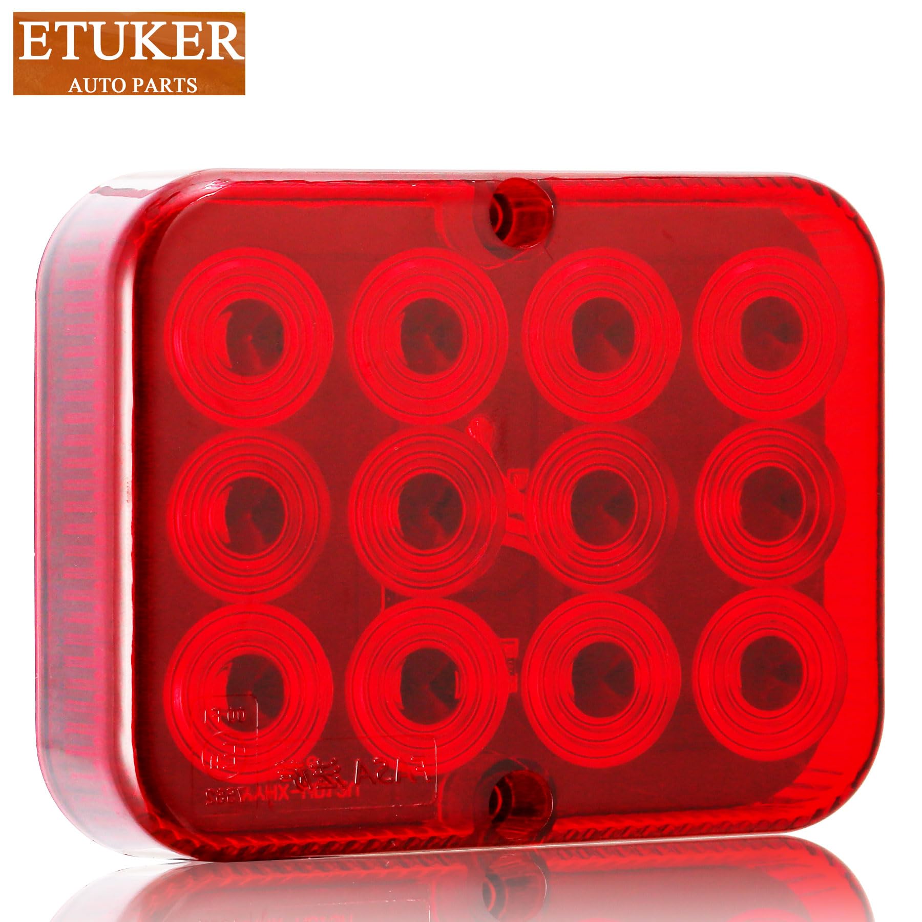 Tylne światła przeciwmgielne, czerwone, LED, 12 V, wodoszczelne, ECE 1 x światło przeciwmgielne, światło hamowania do samochodów osobowych, przyczep, traktorów, samochodów osobowych i przyczep