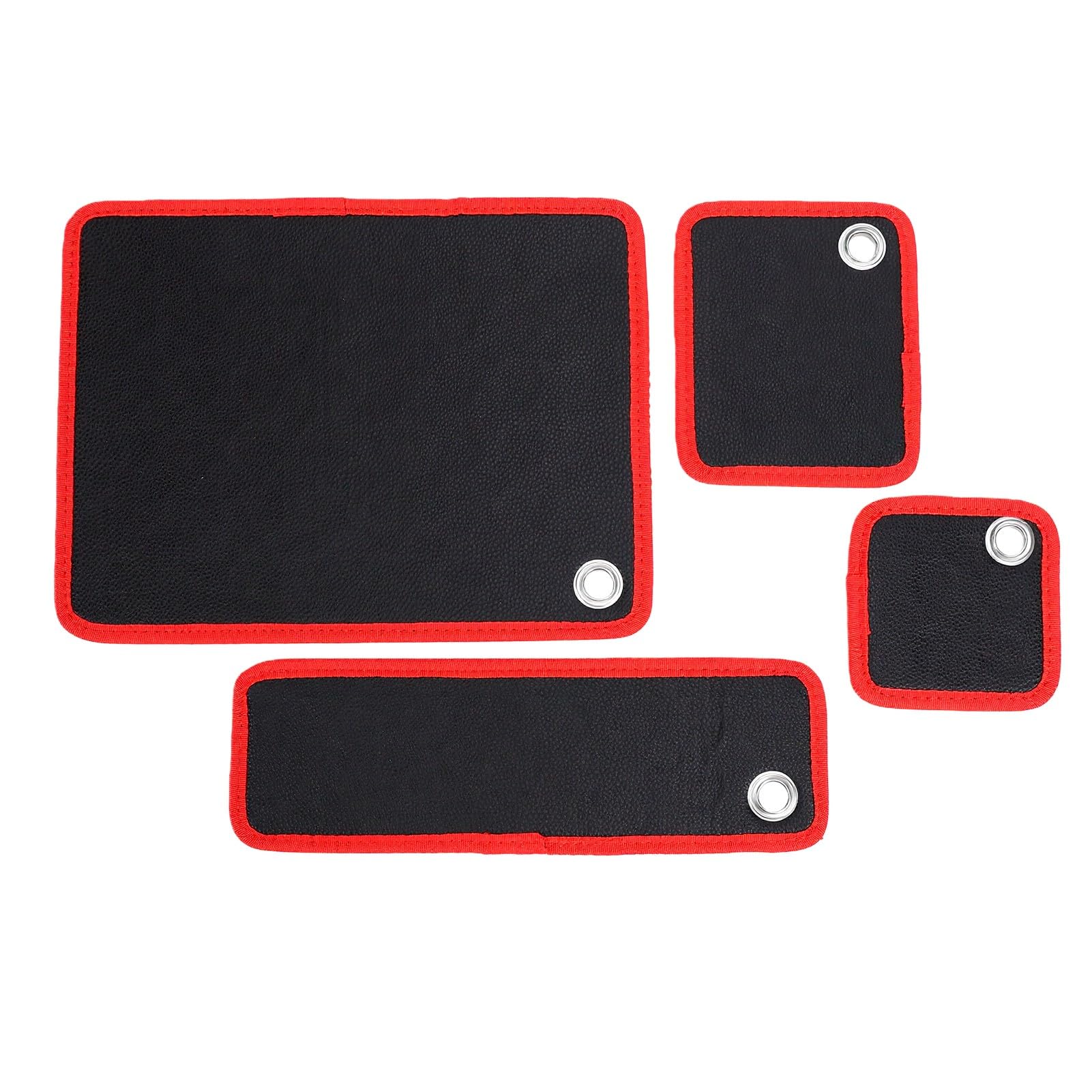 4 Alfombrillas Magnéticas Flexibles Herramientas 40 Libras con Agujero Colgar, Juego Herramientas Magnéticas, Piezas Metal Pequeñas Plegables, Almohadilla Soporte Bandeja