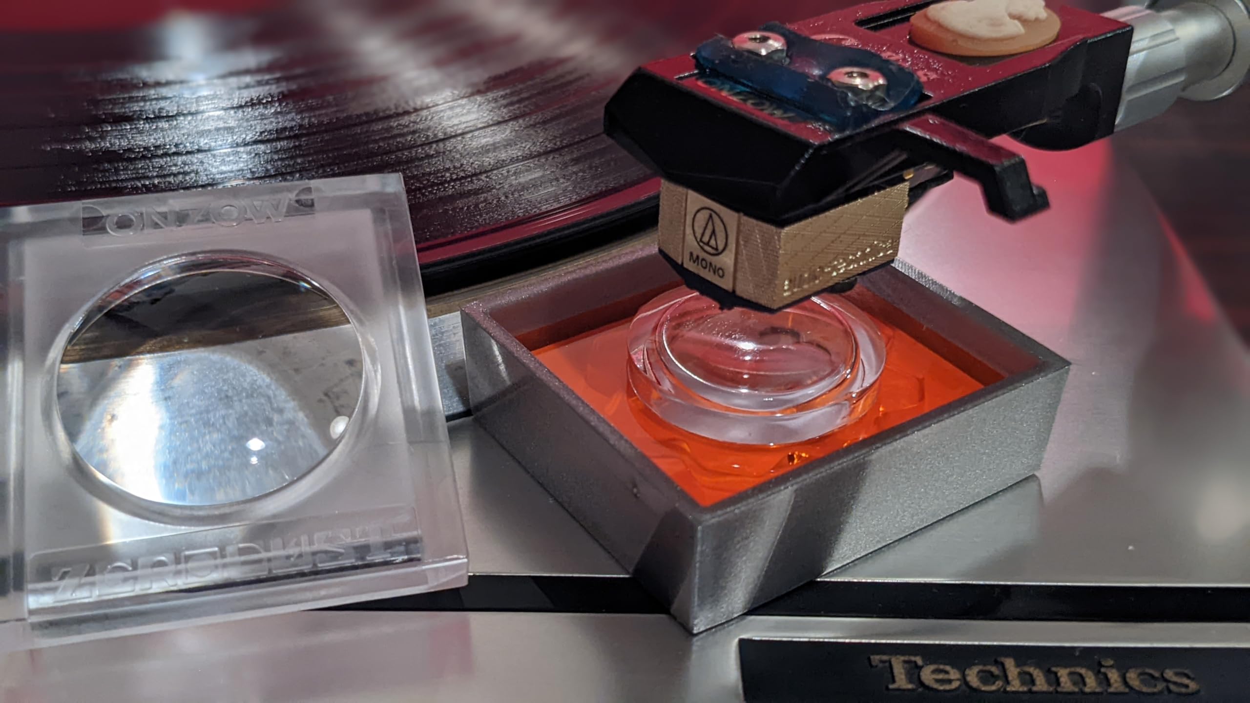 ZERODUST Certified - Detergente diamantato Platinum/Turntable Stylus Tip Cleaner (arancione)