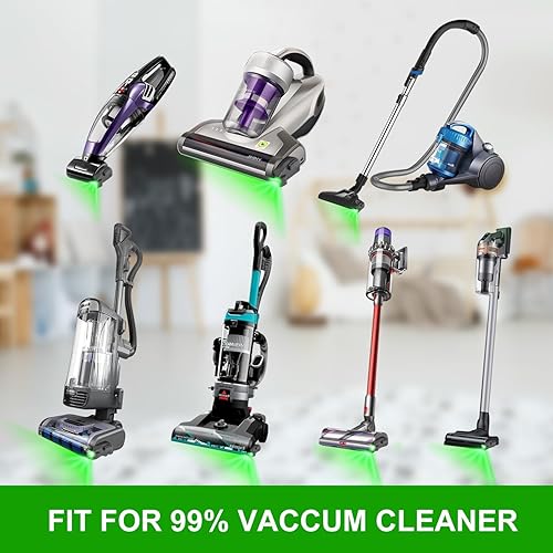 Miniatura 4 de Lámpara LED de visualización de polvo para aspiradora, accesorio de luz de vacío para Dyson Shark Bissell, luz verde para aspiradora para pelos de