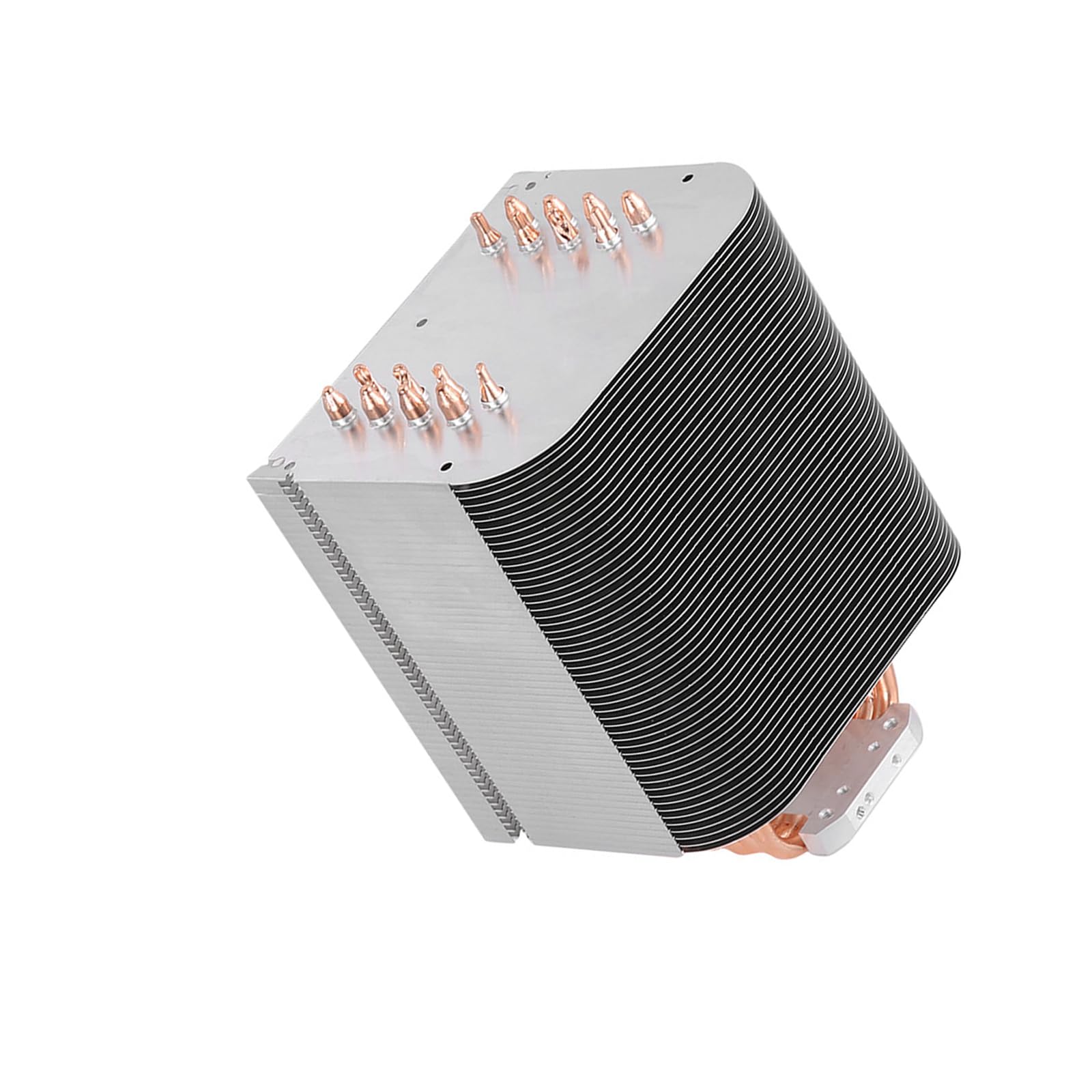 COOLHOOD Bloque de refrigeración LED para módulos de potencia, disipador de calor de metal con tubos de calor de cobre para planificación vertical del espacio, montaje de fregadero de refrigeración
