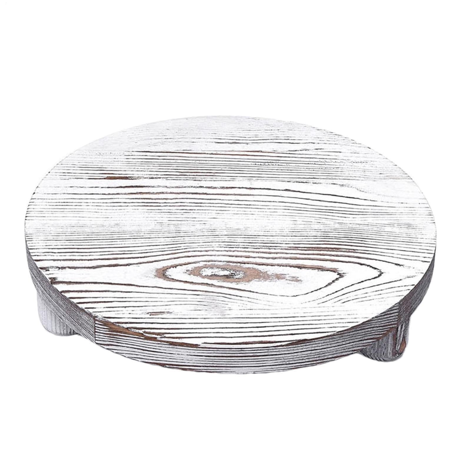 Réhausseur en bois artisanal, support de décoration pour flacons et bougies