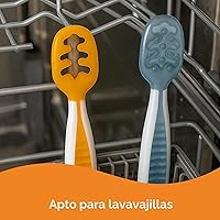 Vista 3 de NumNum Juego de cucharas para bebé, utensilios esenciales Pre-Spoon GOOtensils para 6+ meses, cucharas de autoalimentación de primera etapa