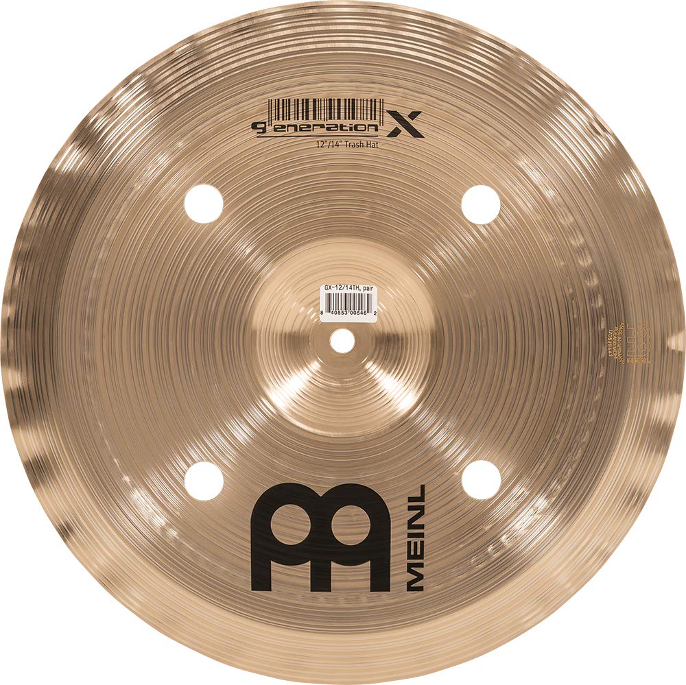 Meinl Cymbals GX-12/14TH Generation X Serie Trash Hat Beckenset Benny Greb Signature 30,5 cm (12 Zoll) - 35,6 cm (14 Zoll)