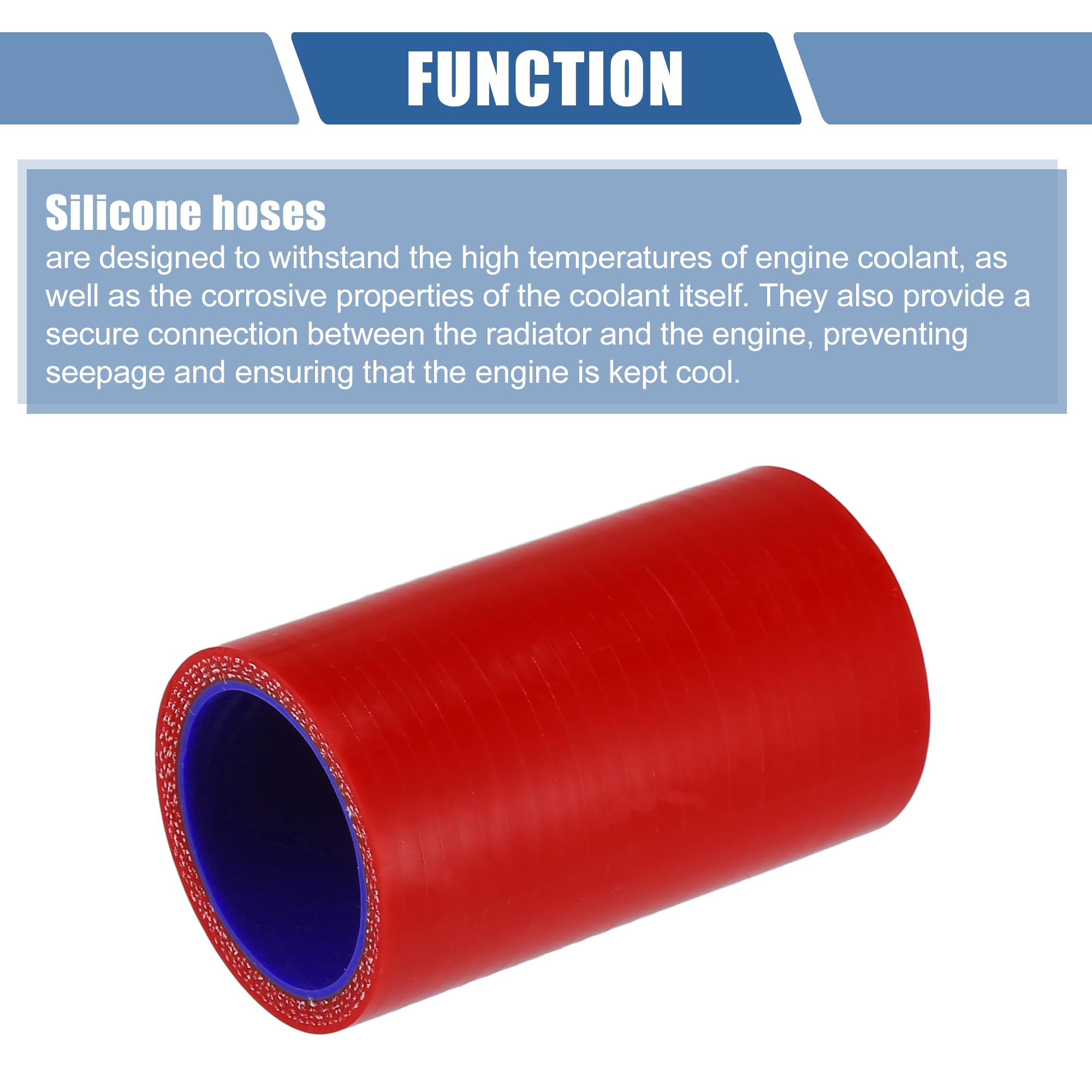 1 Coupleur De Tuyau En Silicone Pour Voiture En Silicone à 45