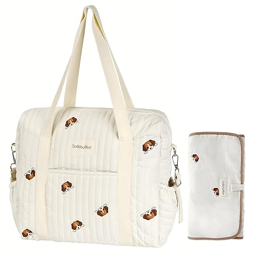 GOBABYMART Diaper Bag Tote, Maternity Bag, Travel diaper tote, Multifunction baby bag, Baby Nappy Bags, Messenger bag