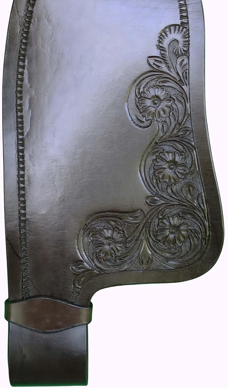 CHALLENGER Horse Western Adult Tooled Leather Replacement Saddle Fenders 52DBDT