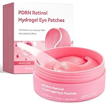 PDRN Retinol Hydrogel Eye Patches for Dark Circles & Puffiness - 30 Pairs