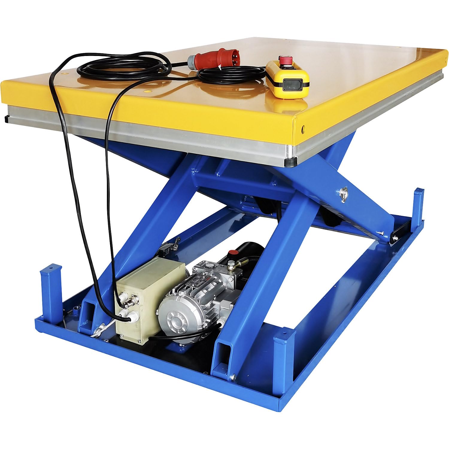 eurokraft | Table élévatrice | force 2200 kg | dim plate-forme L x l 1350 x 800 mm
