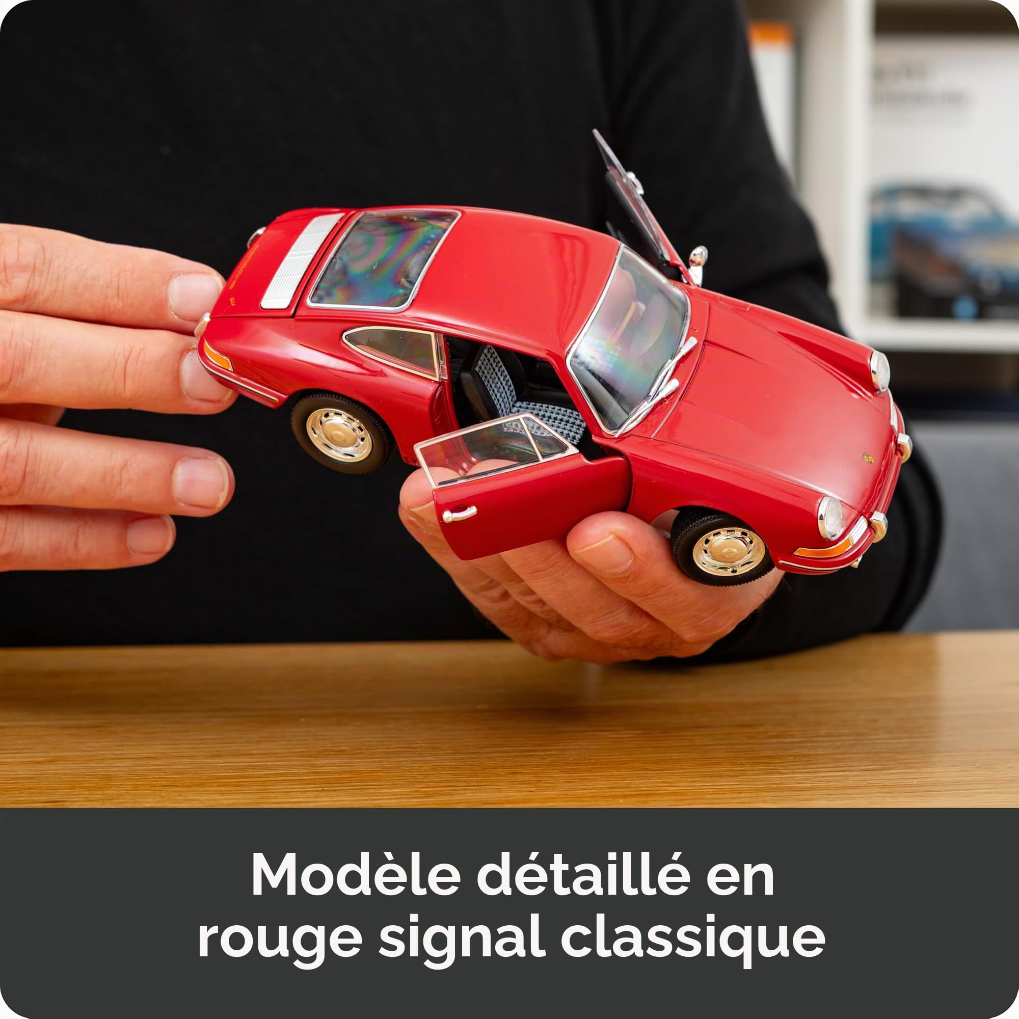 FRANZIS 67247 - Porsche 911 - Build Your Legend - Kit de modélisme détaillé avec Module sonore, éclairage LED, Livre d'accompagnement