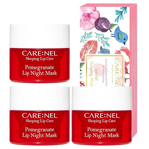 Miniatura 8 de CARENEL - Mascarilla para dormir labial, 0.18 oz, bálsamo labial, tratamientos de cuidado nocturno para el cuidado coreano de la piel (APRICOT3)