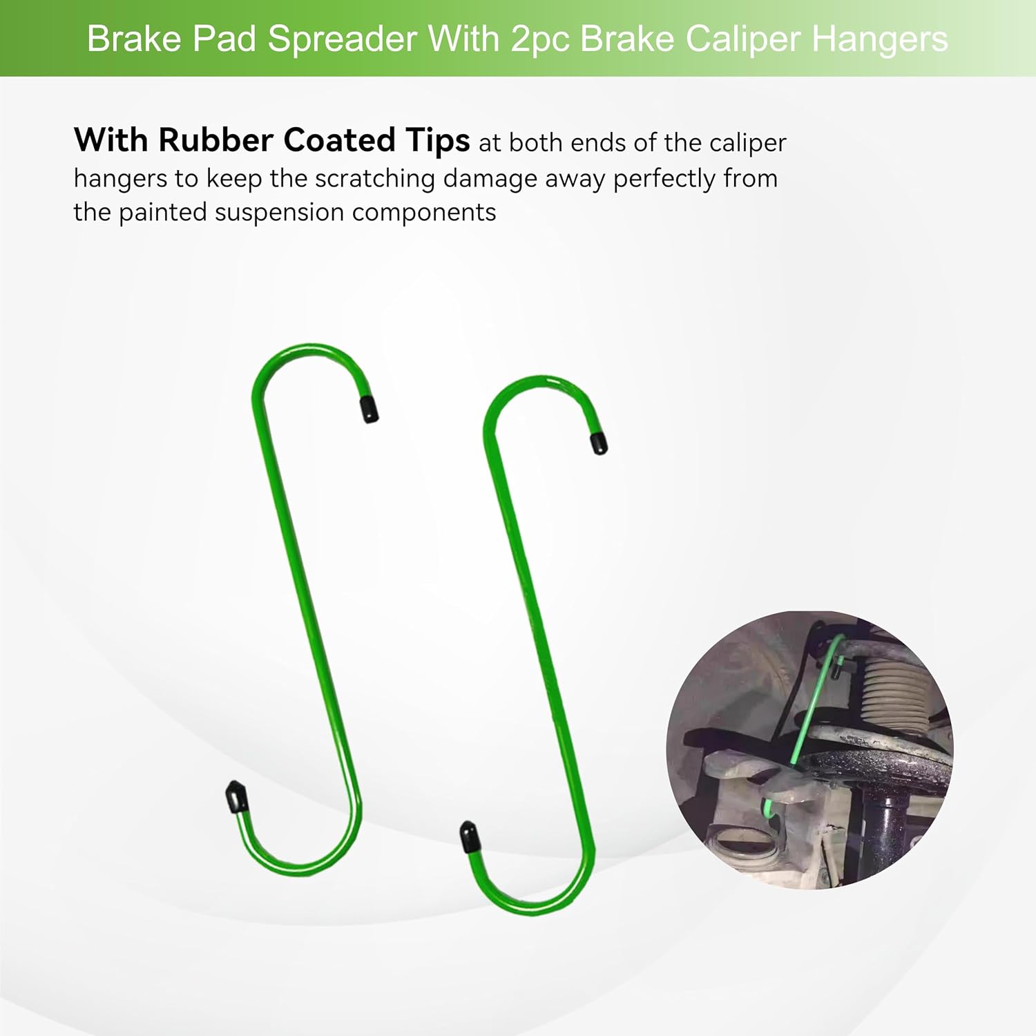 Brake Pad Spreader Disc Brake Pad Separator Tool Piston Brake Caliper Compression Tool, Disc Brake Caliper Spreader for Cars & Light Trucks, with Caliper Hangers,Brake Pad Spreader Kit