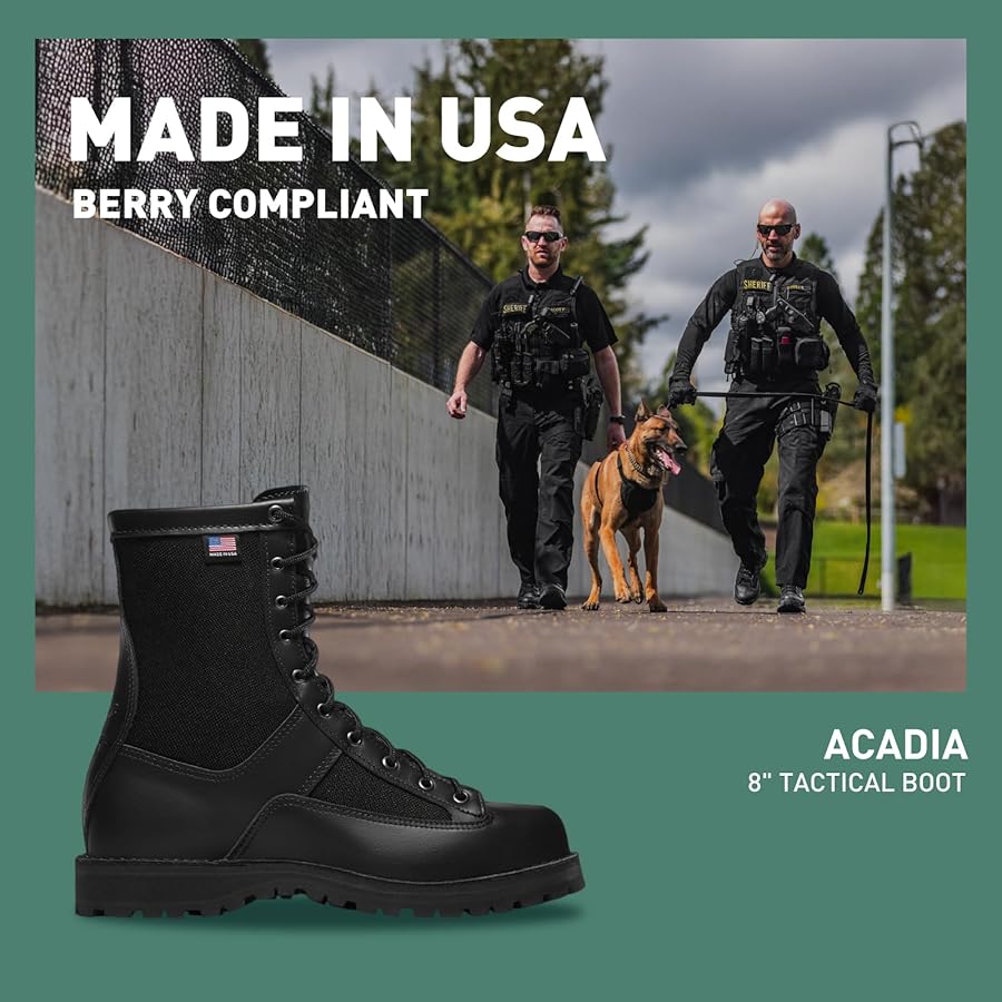 Amazon.com: Danner Women's Acadia W Uniform Boot,Black,5 M US