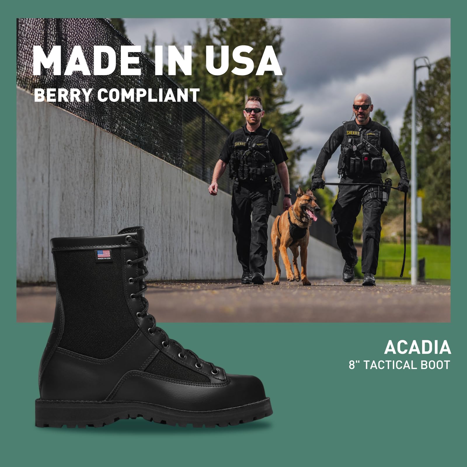 Danner Mens Acadia 8 Boot | Polishable Leather with Breathable Gore-Tex Traction Outsole Slip-Resistant Outsole Stitchdown Construction product thumbnail 3