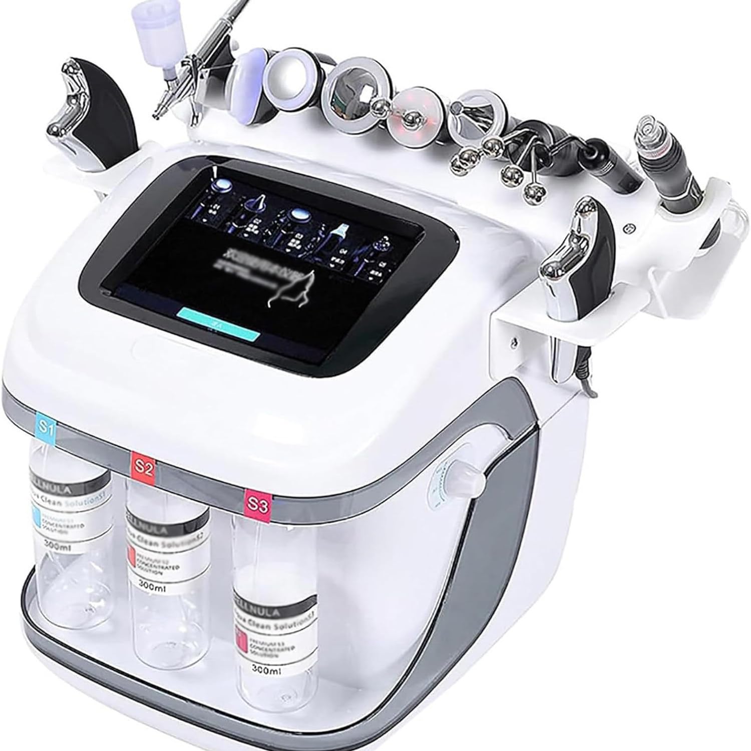 Machine de dermabrasion hydraulique contre le teint terne et ridules