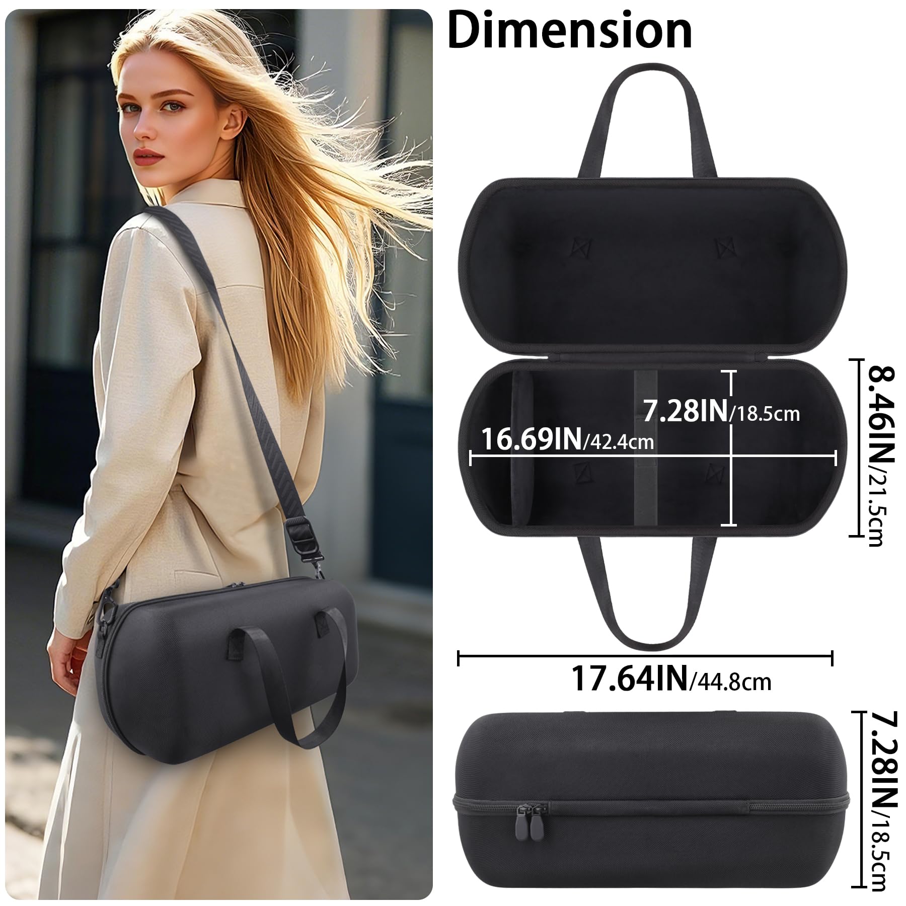 co2CREA Duro Viajar Caja Estuche Funda para JBL Xtreme 5 Altavoz Bluetooth portátil (Funda Solo)