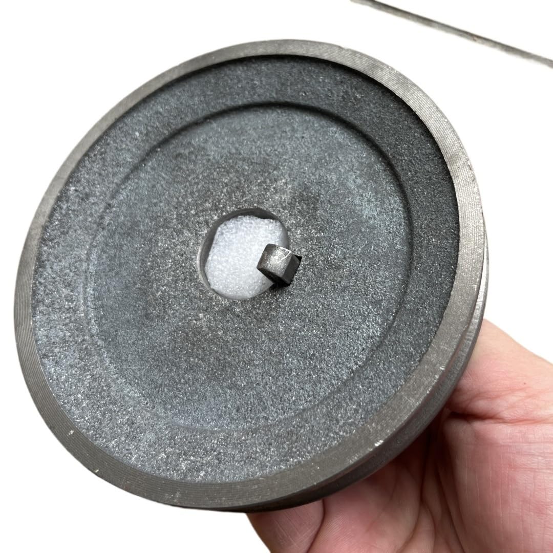 Koło pasowe klinowe, średnica 100 mm, pogrubione koło pasowe A z pojedynczym rowkiem, żeliwne koło (bordo 20 mm)