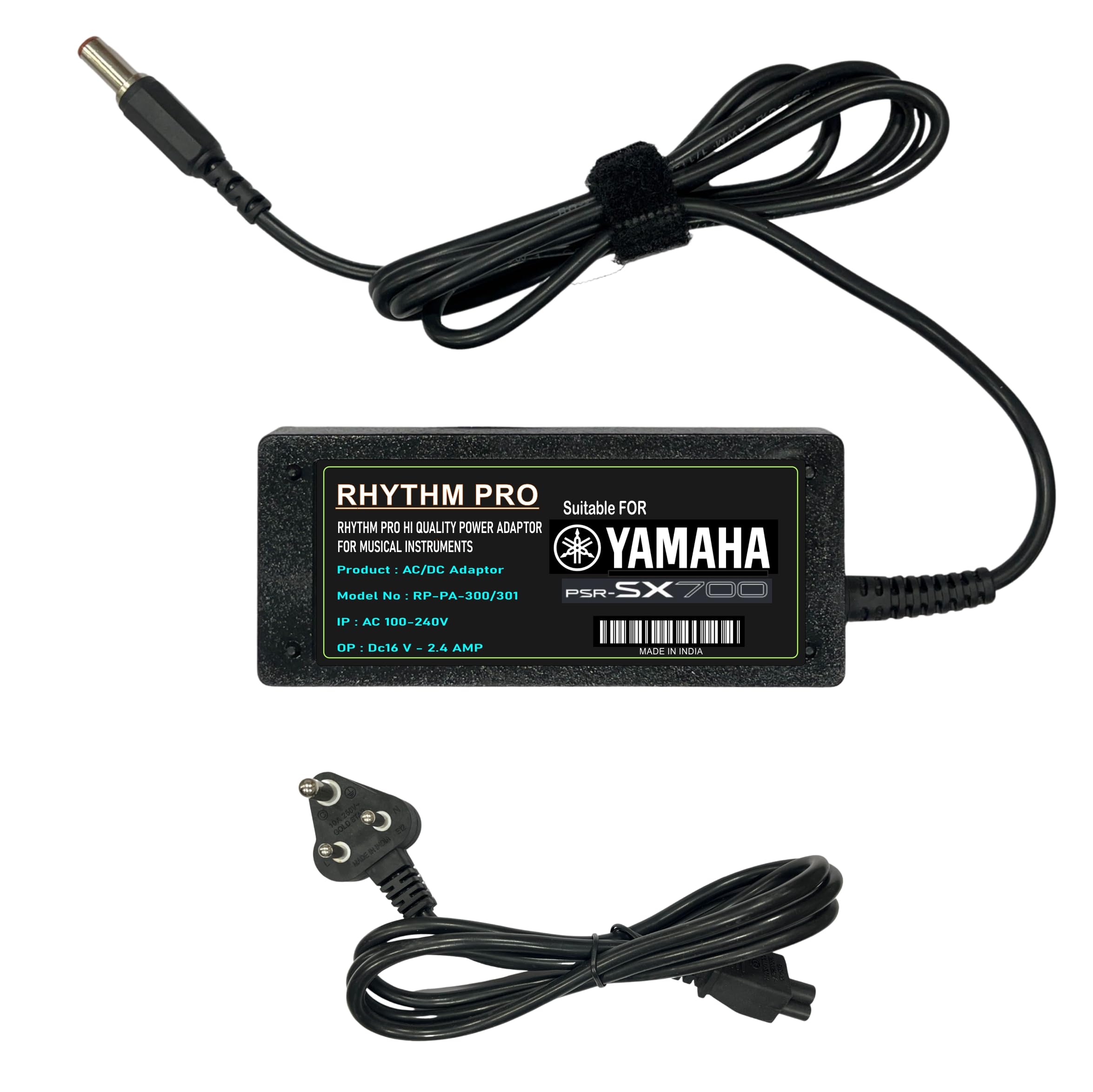 RHYTHM PRO Adapter PA 300 Compatible for Yamaha Keyboard PSR-SX 700 DC 16VOLT/2.4 AMP.-image-47