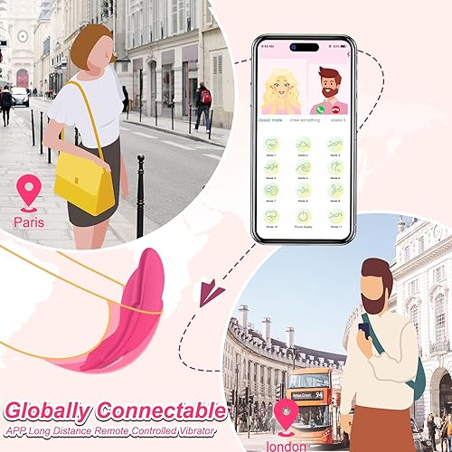 Miniatura 3 de Vibrador portátil con control remoto por aplicación para ropa interior, juguetes sexuales para adultos para mujeres o parejas, vibrador mini en