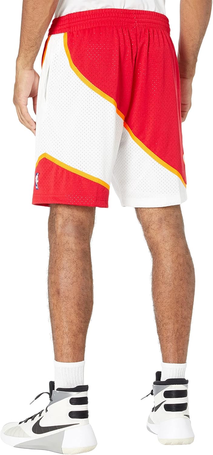 Mitchell & Ness NBA Swingman Shorts Hawks 86 University Red 2XL 8