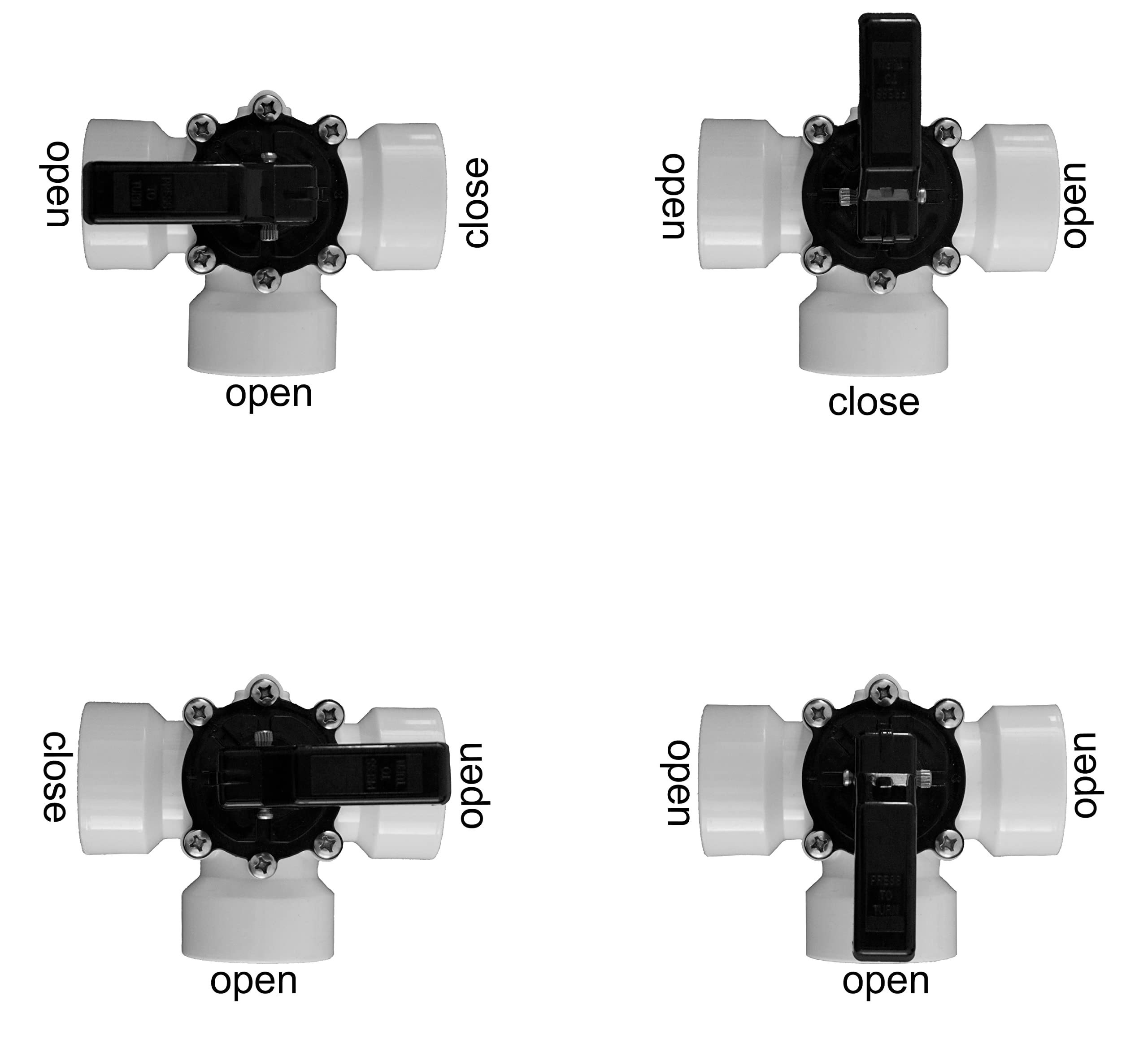 Bypass Set Pool Adapter für Poolheizung Schlauchanschluss 32mm 38mm