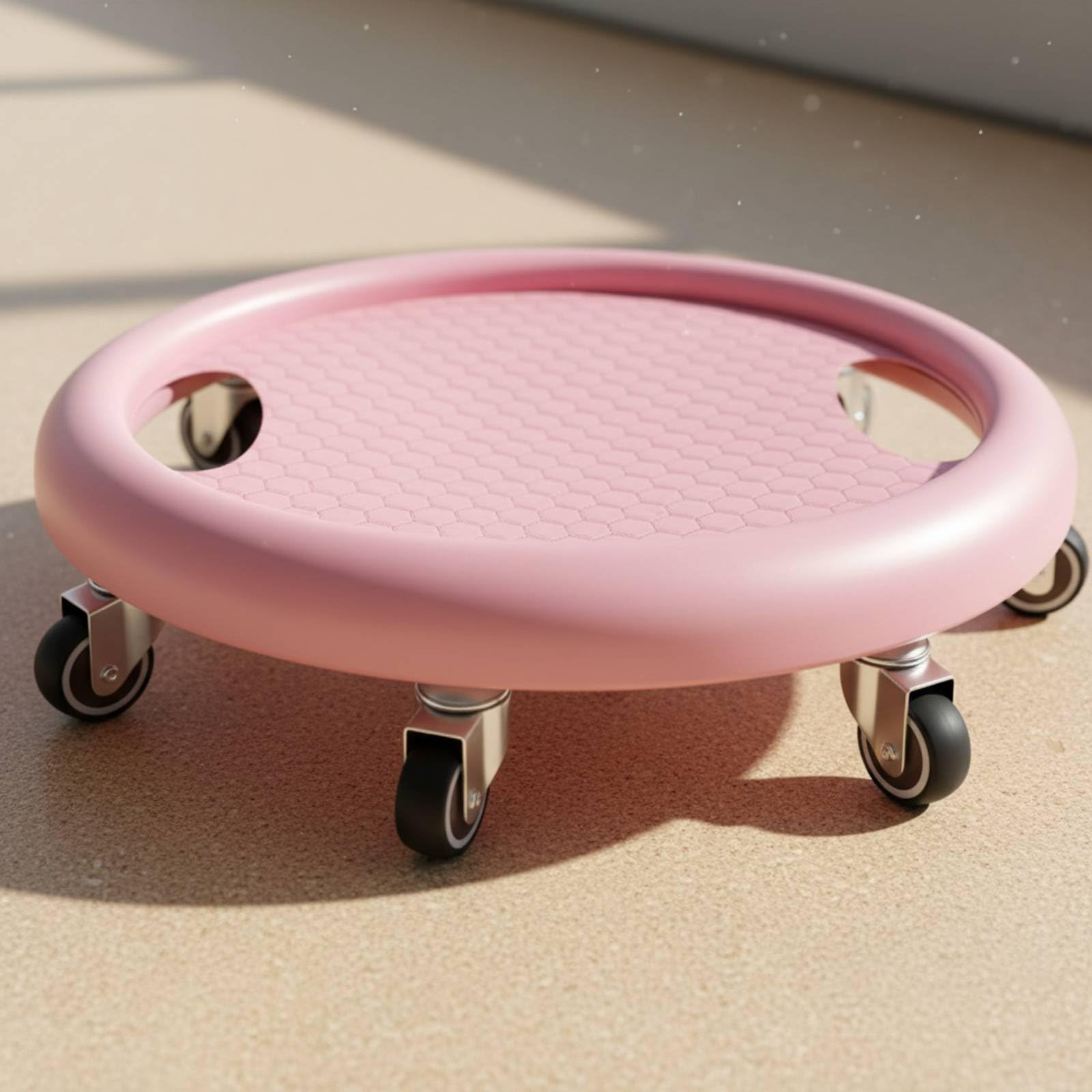 Gralara Ruota Addominale Donna con Disco Scorrevole Rullo per Addominali Attrezzo Core Training Movimento E Silenzioso su 360 Gradi Base Ampia E Stabile con