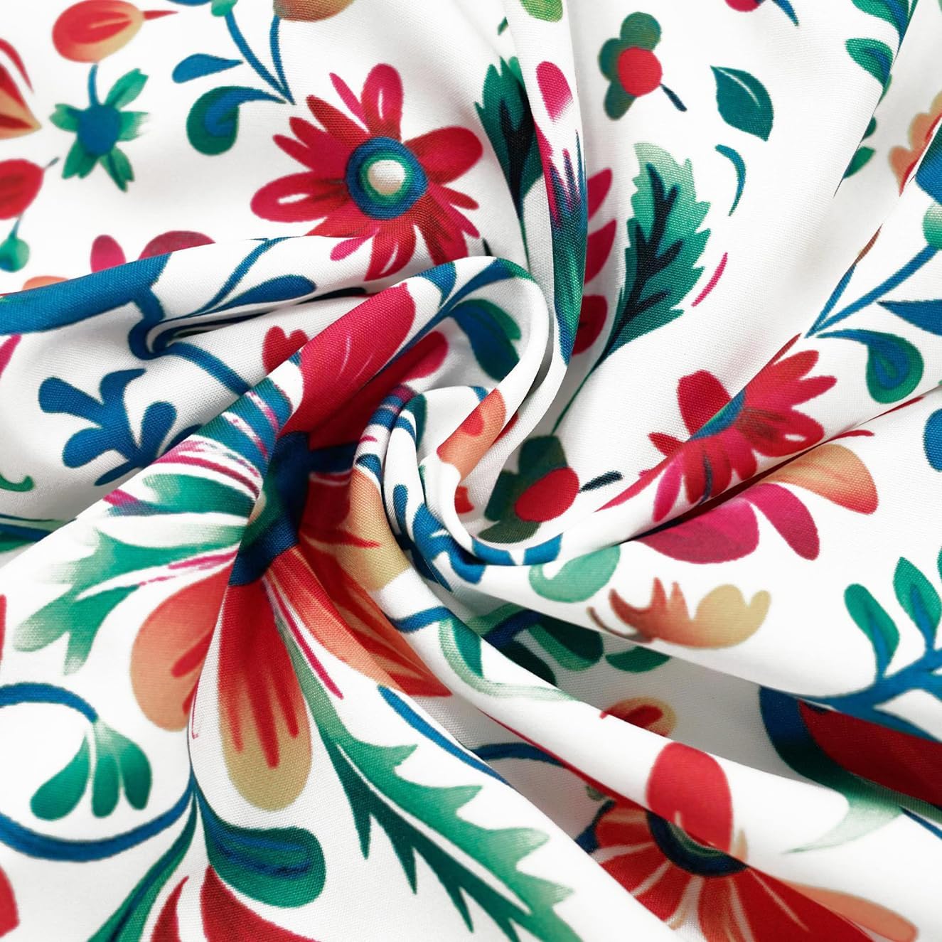 Womens Mexican Fiesta Dress Cinco De Mayo Spanish Cuban Dress with Belt - Image 5