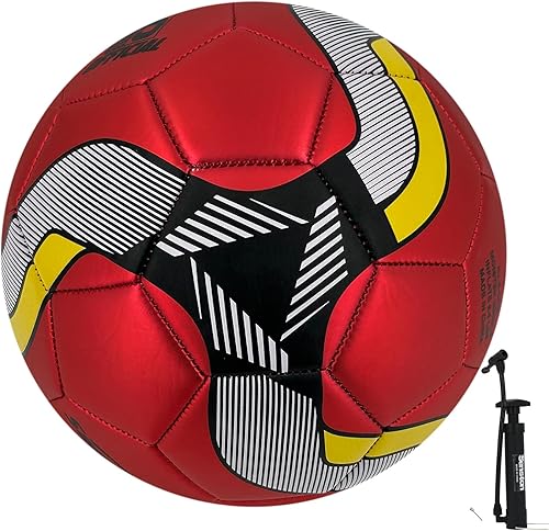 Miniatura 1 de Senston Balón de fútbol de talla 3, talla 4 y 5 para niños y adultos, pelota de fútbol oficial de entrenamiento con bomba