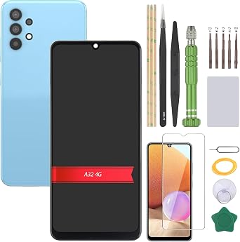 Screen for Samsung Galaxy A32 4G LCD Display Replacement for A325F/A325F/DS/A325M/A325N Touch Screen Digitizer Assemblywith Frame