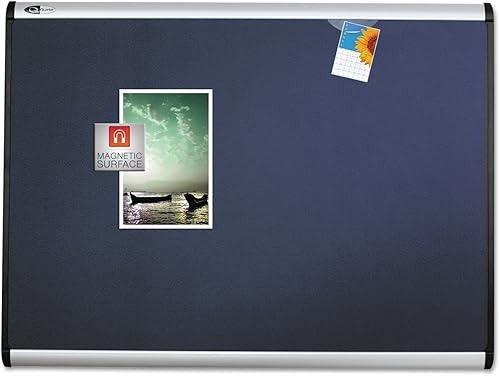 Miniatura 2 de Prestige Plus - Tablero magnético de tela gris, 36 x 24 pulgadas, marco de aluminio (QRTMB543A)