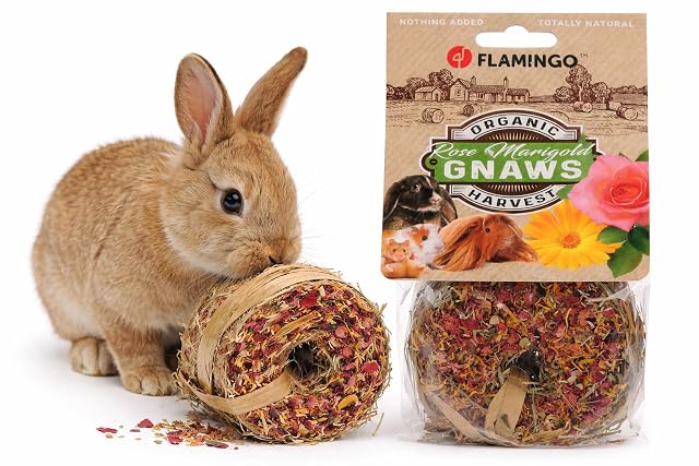 Flamingo Doughnut Hay Roll Pink/Marigold 65GR